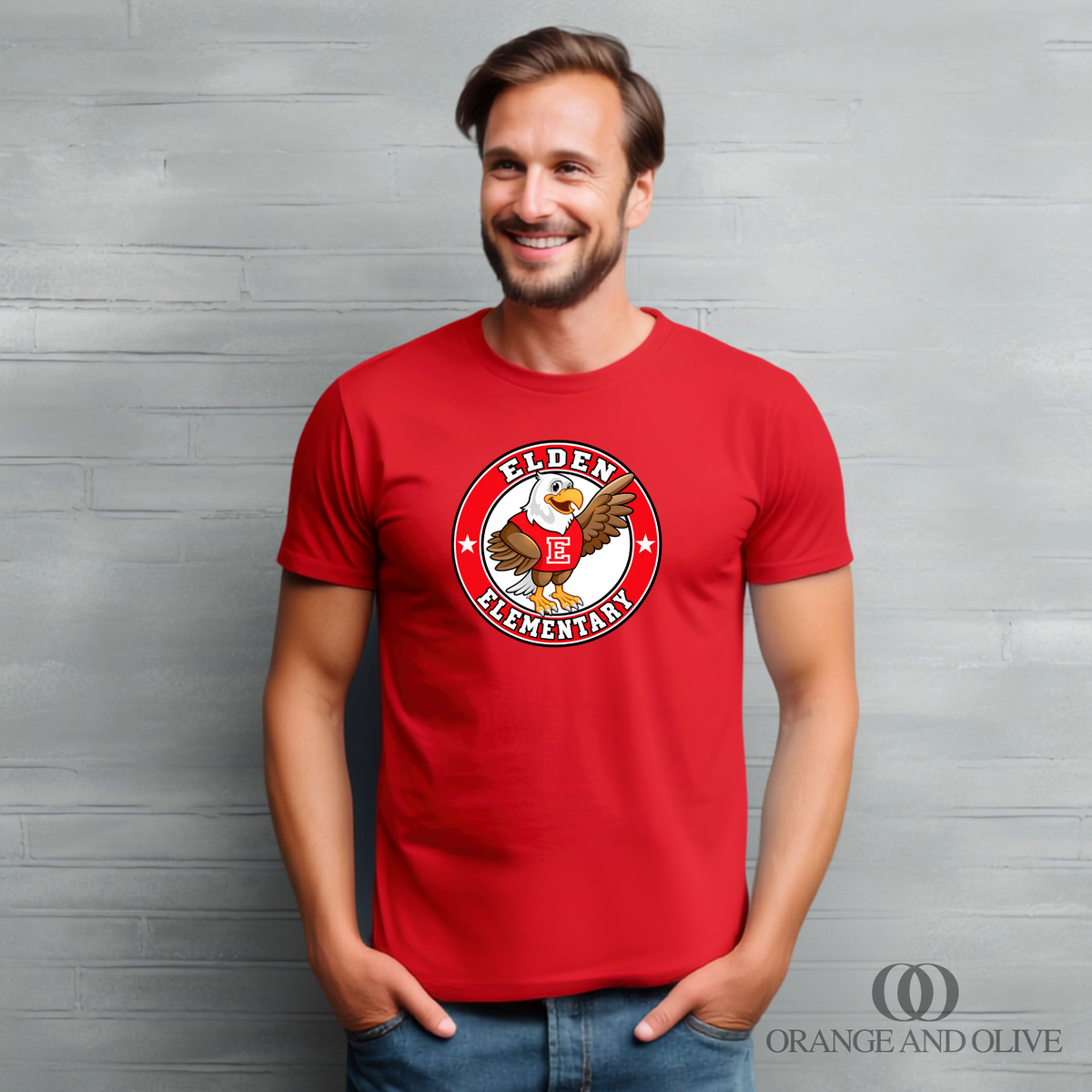 Tee Circle Logo ADULT MENS - Elden Fundraiser