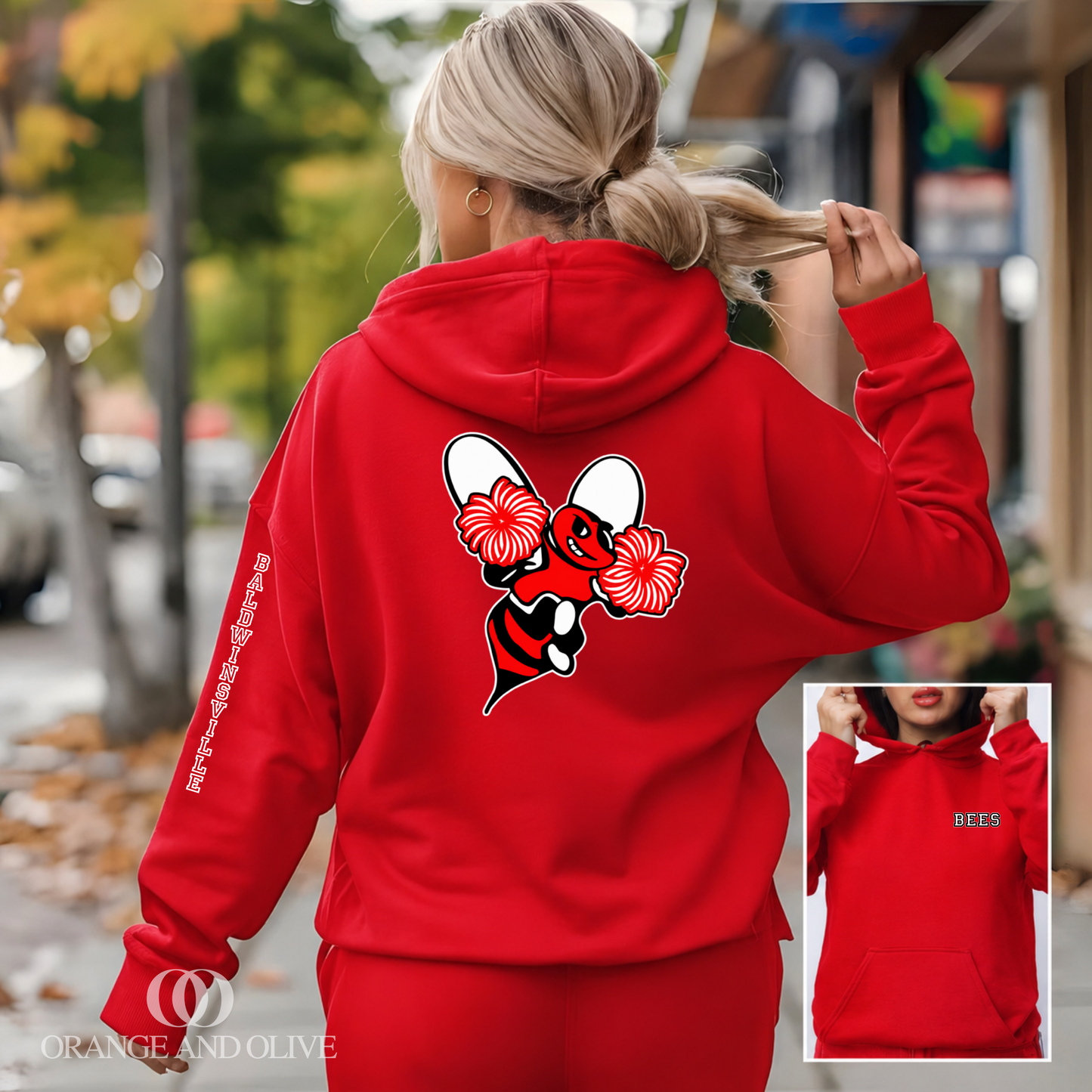 Hoodie Sweatshirt - ADULT - Pop Warner Cheer Fundraiser