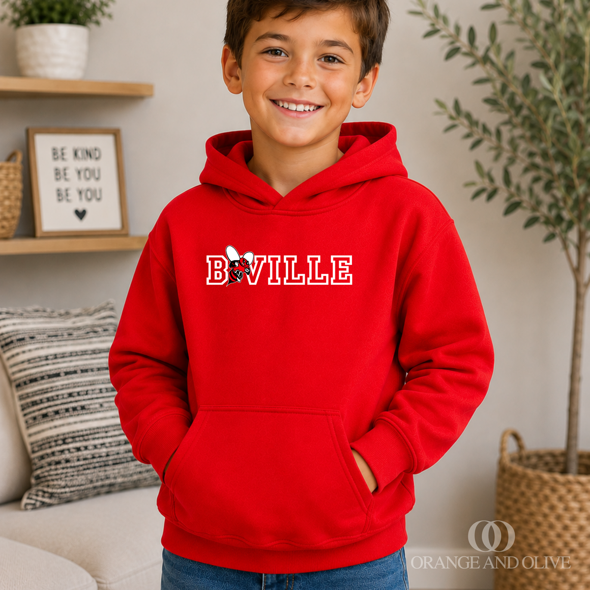 BVILLE HOODIE - YOUTH - VanBuren Fall Fundraiser