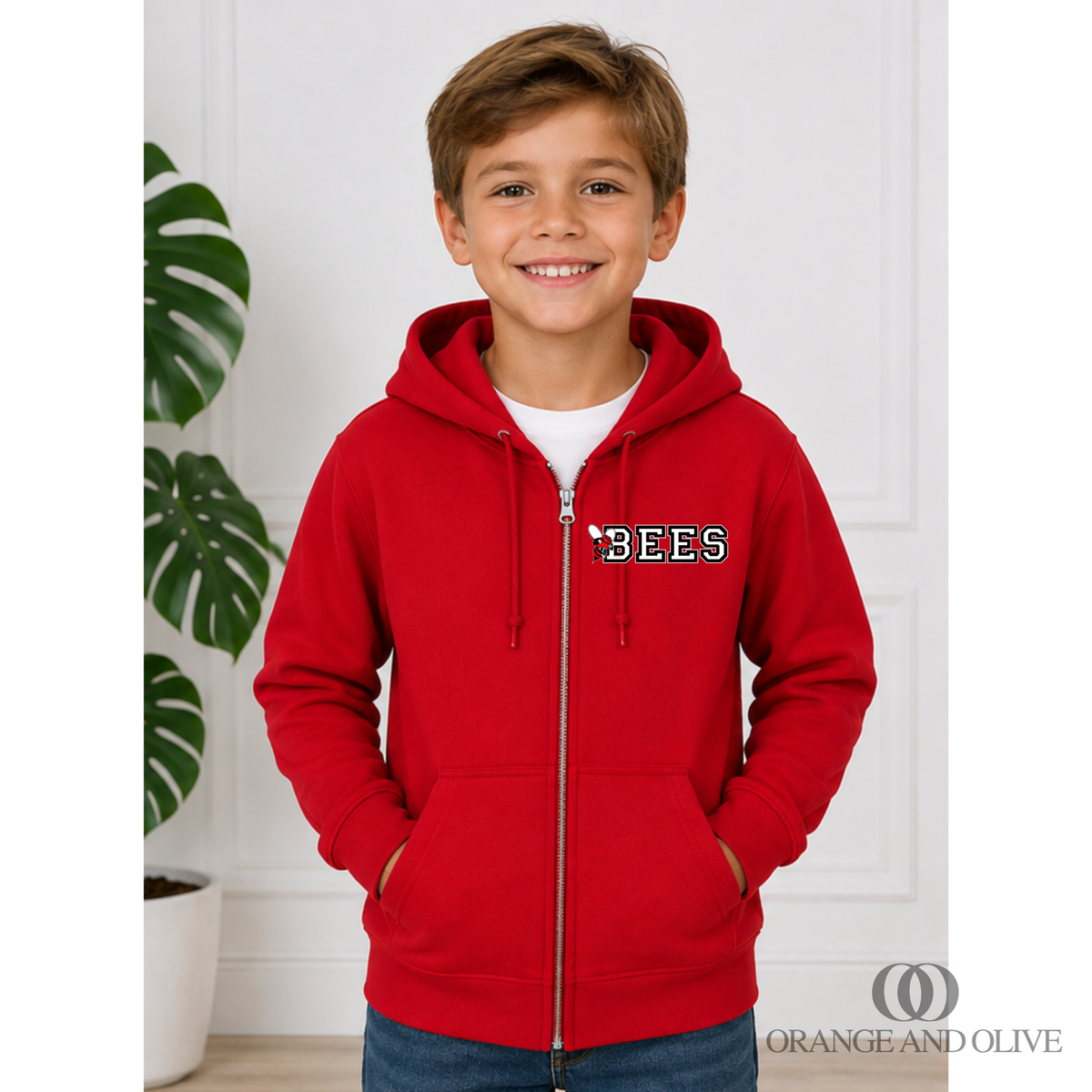 Full Zip BEES Hoodie - YOUTH - Elden Fall Fundraiser