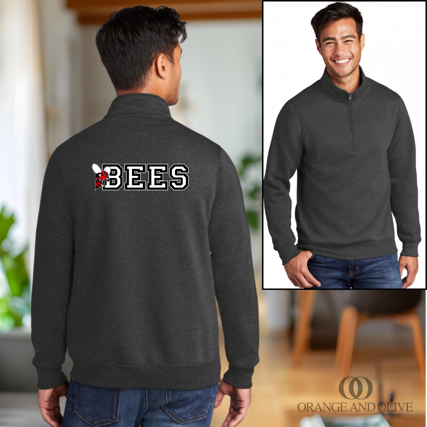 1/4-Zip Pullover Sweatshirt - ADULT - Ray Fall Fundraiser
