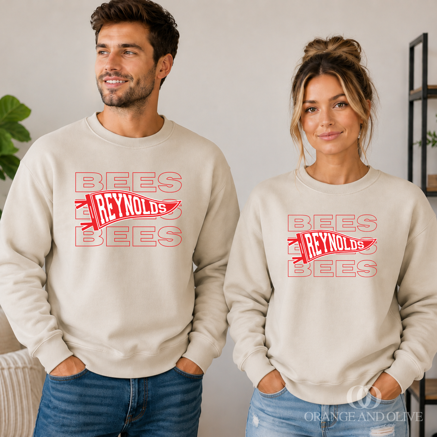Crew Reynolds Pennant Sweatshirt ADULT - Reynolds Fundraiser