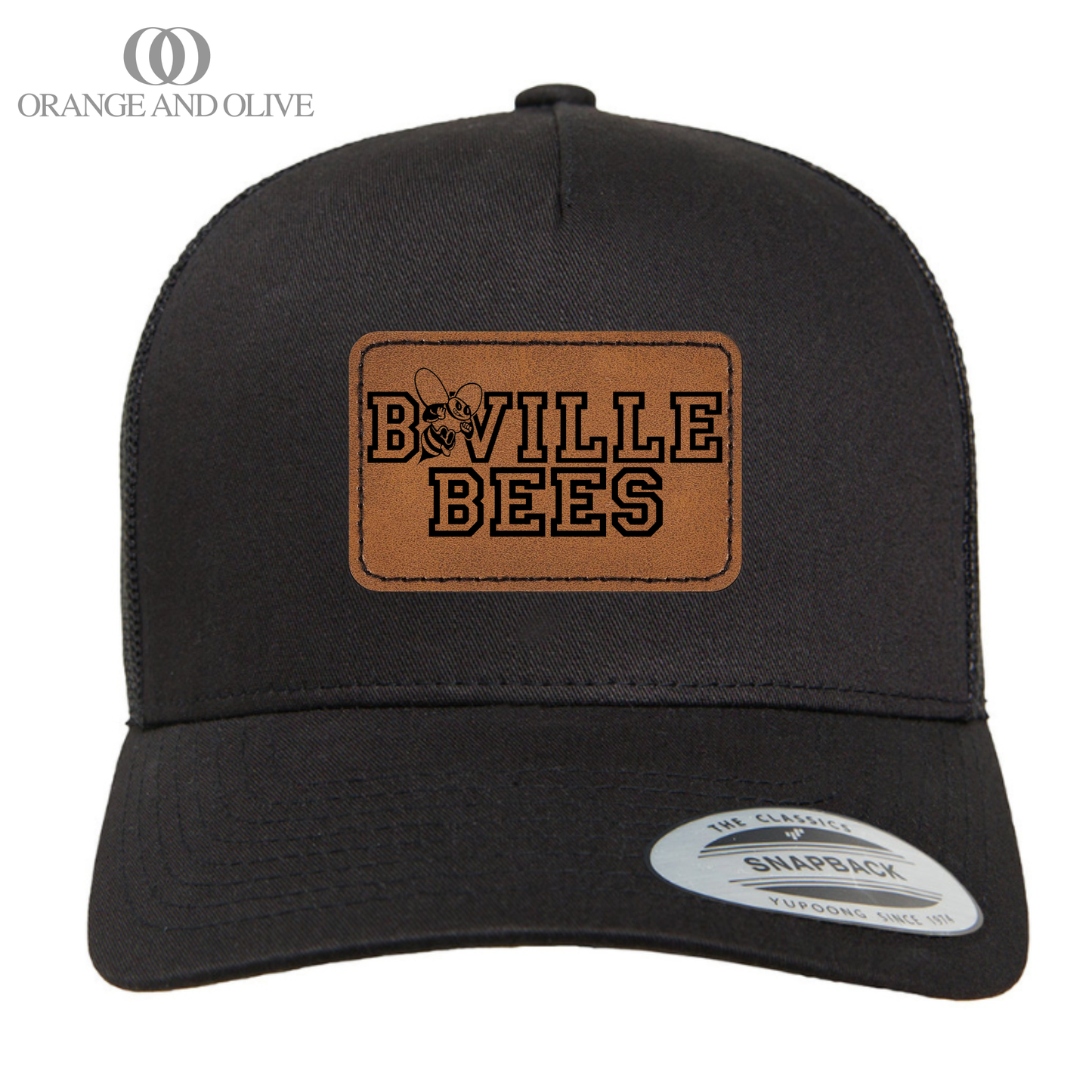 Trucker Hat w/ Leather Patch - Reynolds Fundraiser