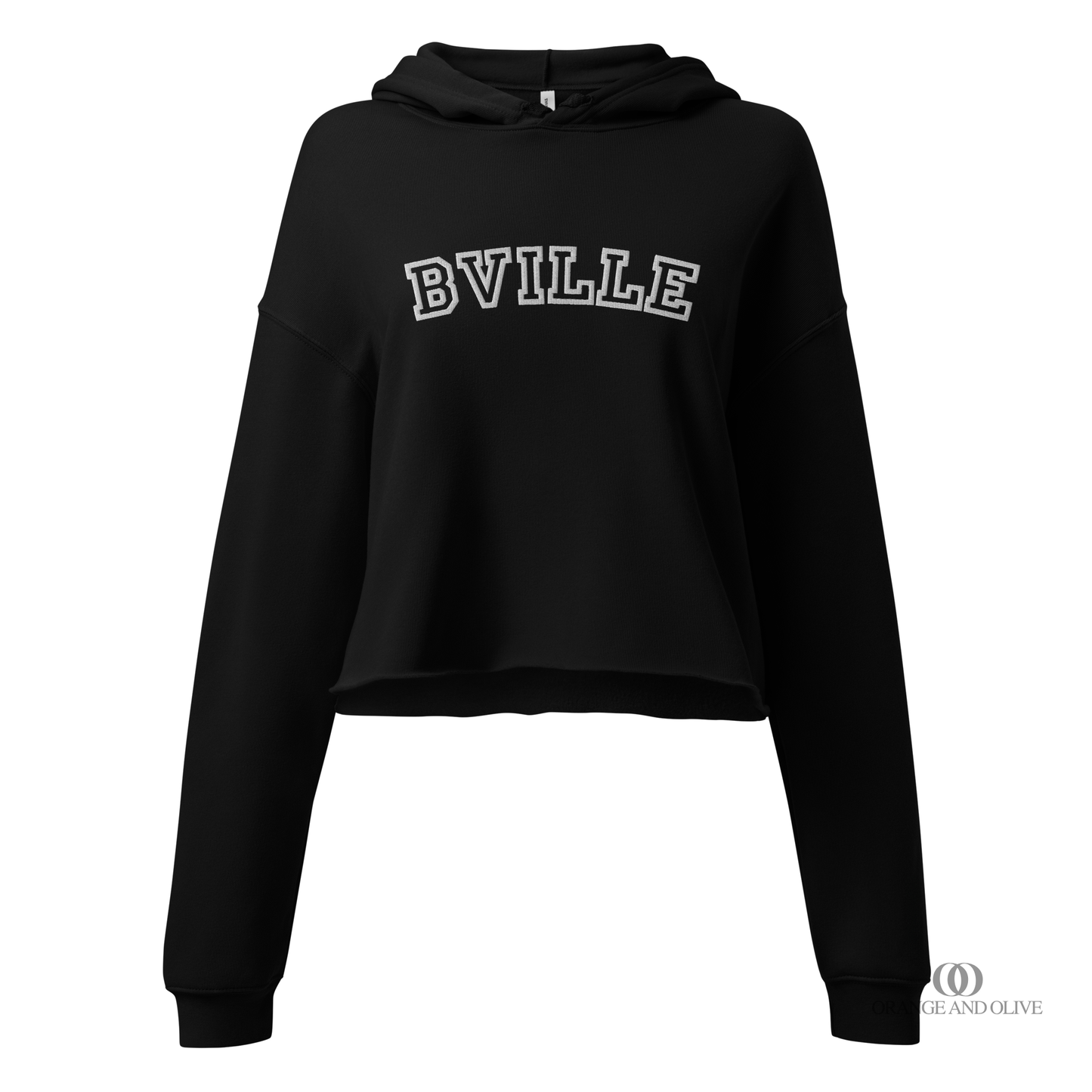 Hoodie Crop Embroidered - WOMENS - Ray Fall Fundraiser