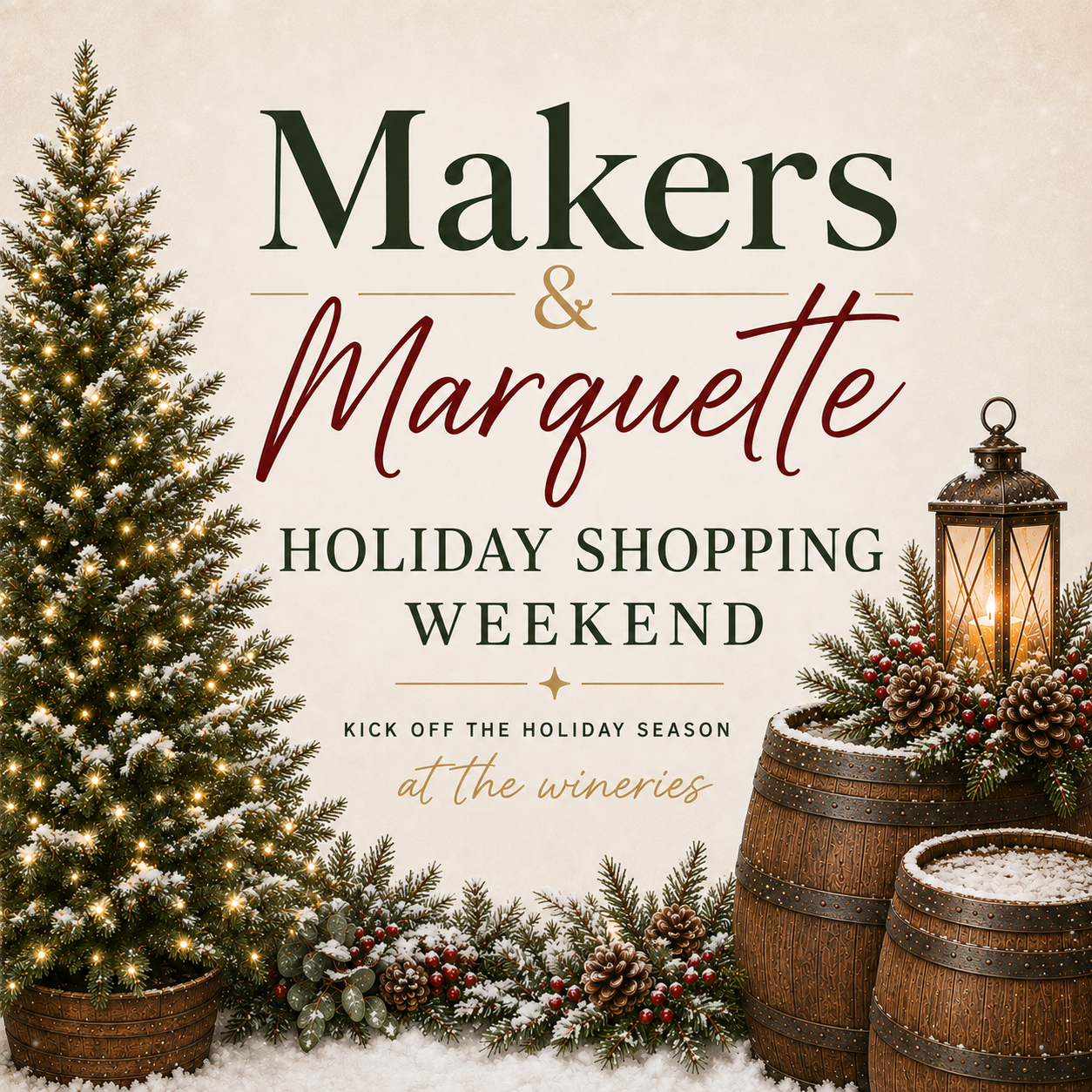 2026 Makers & Marquette Holiday Shopping Weekend VENDOR FEE