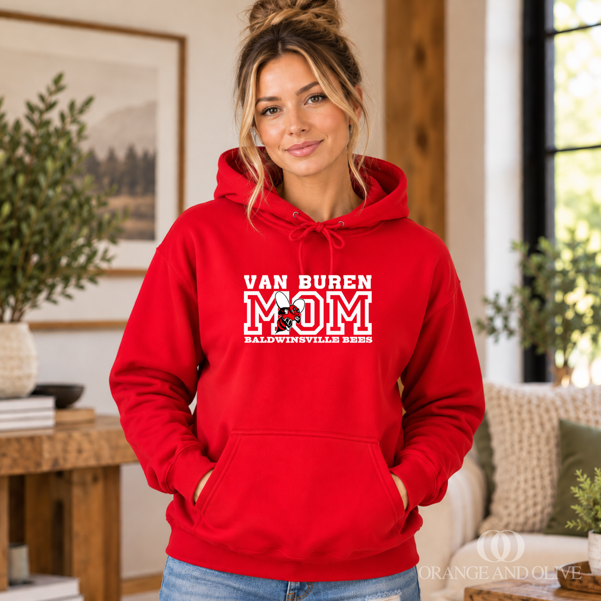 VAN BUREN MOM HOODIE - ADULT - VanBuren Fall Fundraiser