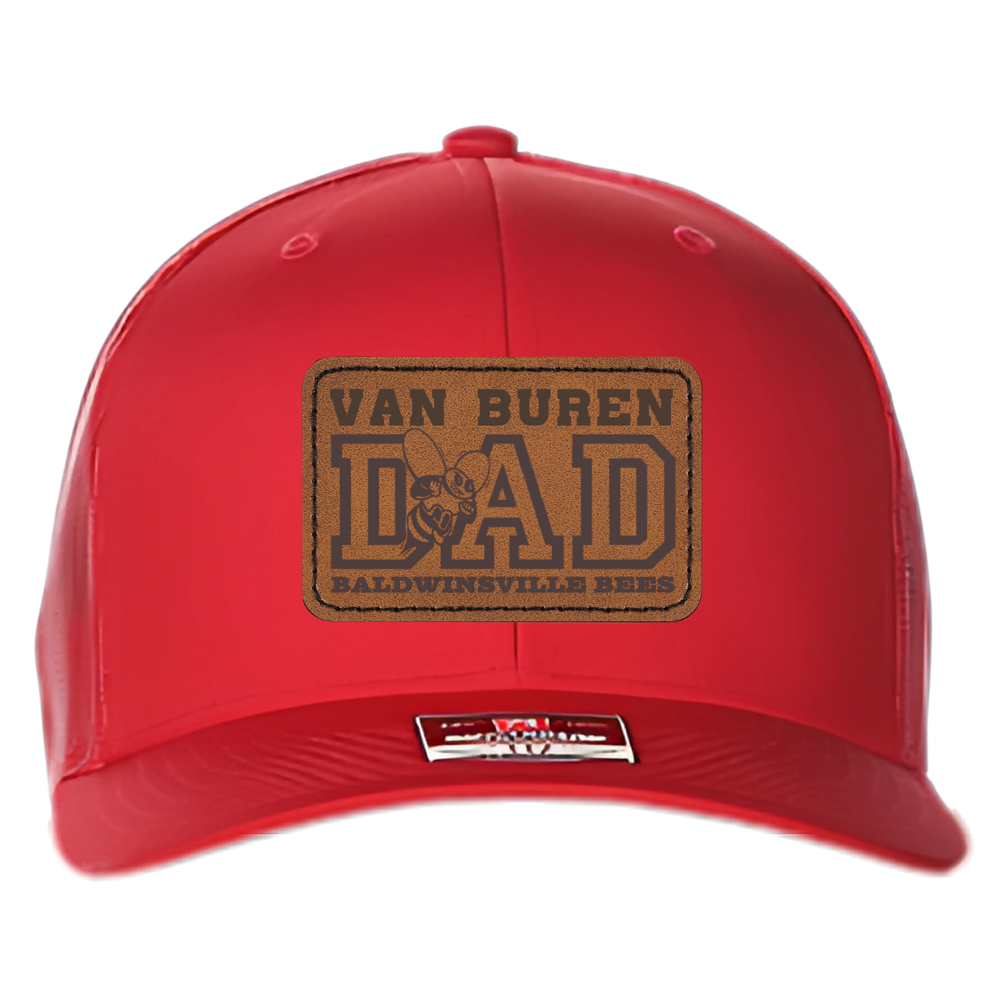 Trucker Hat w/ Leather Patch VanBuren Dad