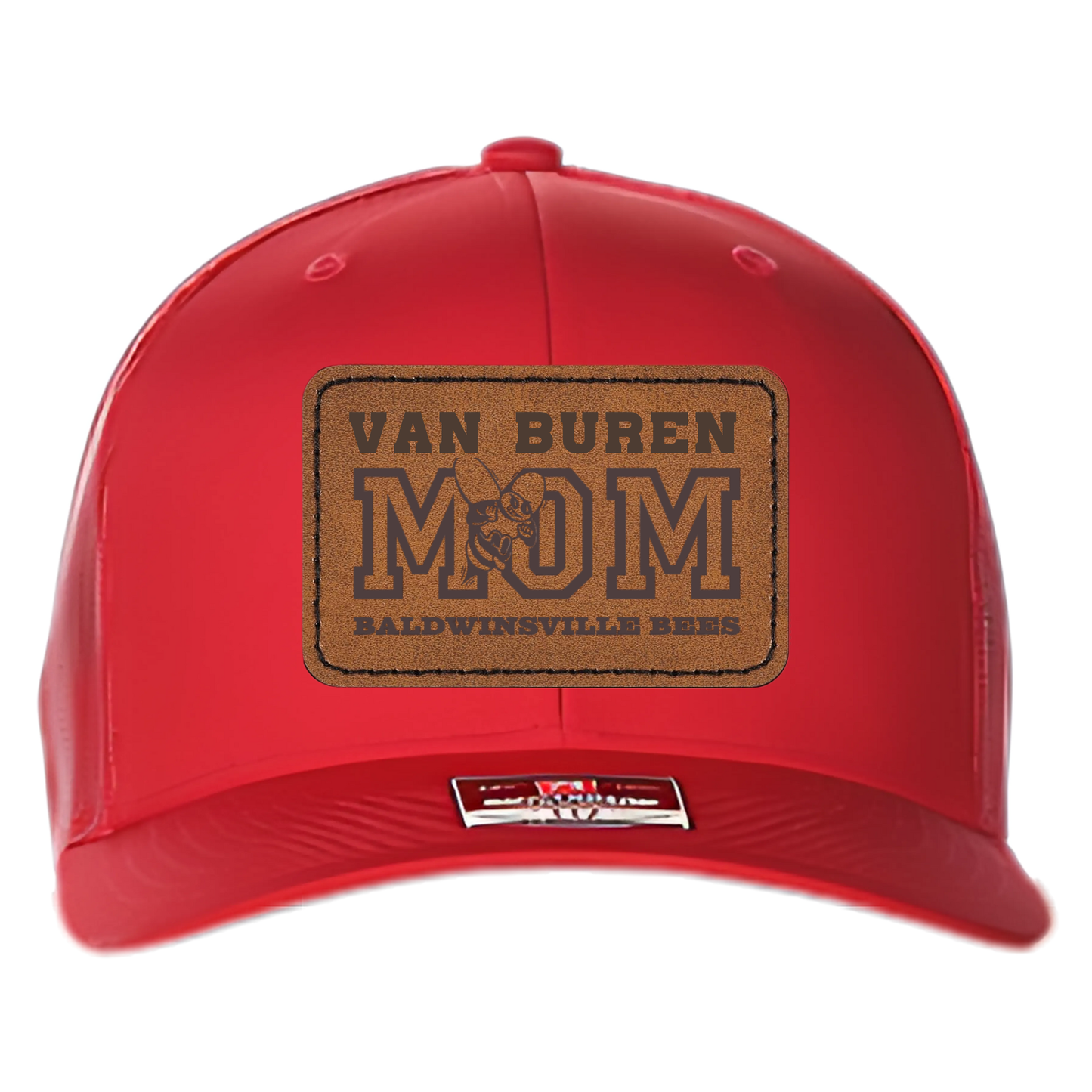Trucker Hat w/ Leather Patch VanBuren Mom
