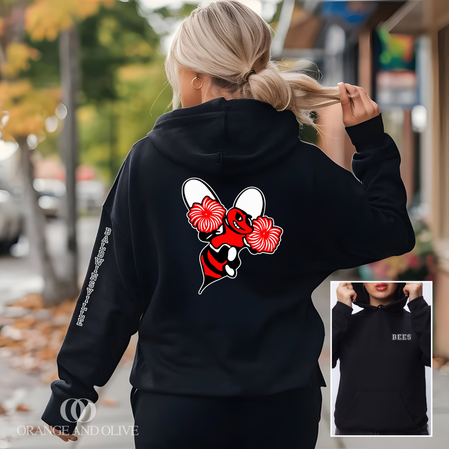 Hoodie Sweatshirt - ADULT - Pop Warner Cheer Fundraiser