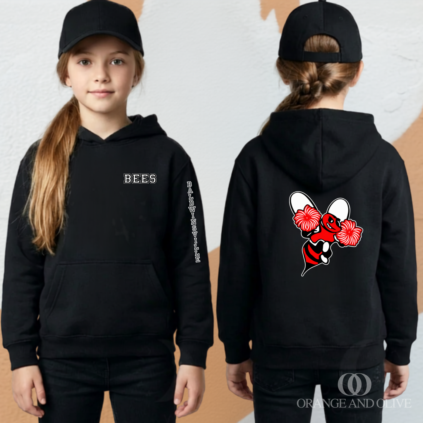 Hoodie Sweatshirt - YOUTH - Pop Warner Cheer Fundraiser