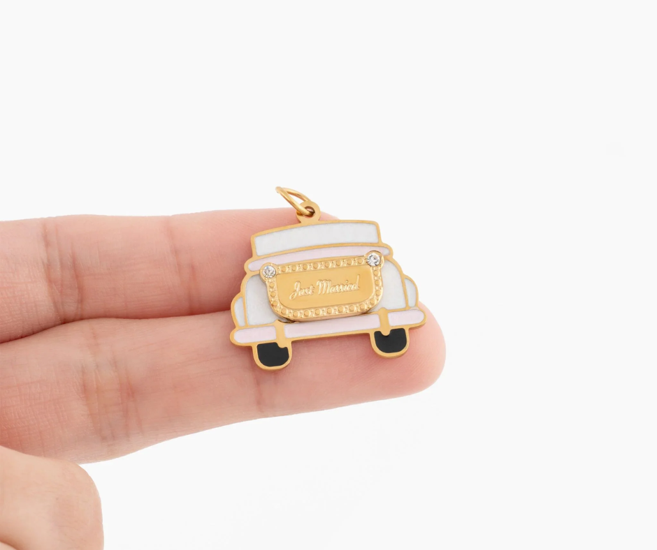 LUX Just Married Car Charm