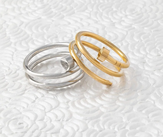 LUX Twisted Nail Ring