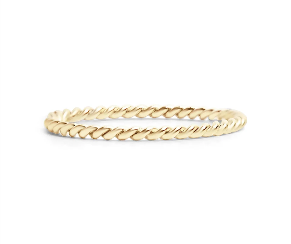 LUX 14K Gold Filled PLUS Braided Spacer Ring