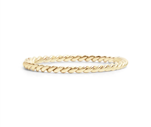 LUX 14K Gold Filled PLUS Braided Spacer Ring