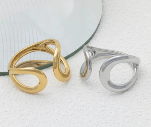 LUX Crescent Cuff Adjustable Ring