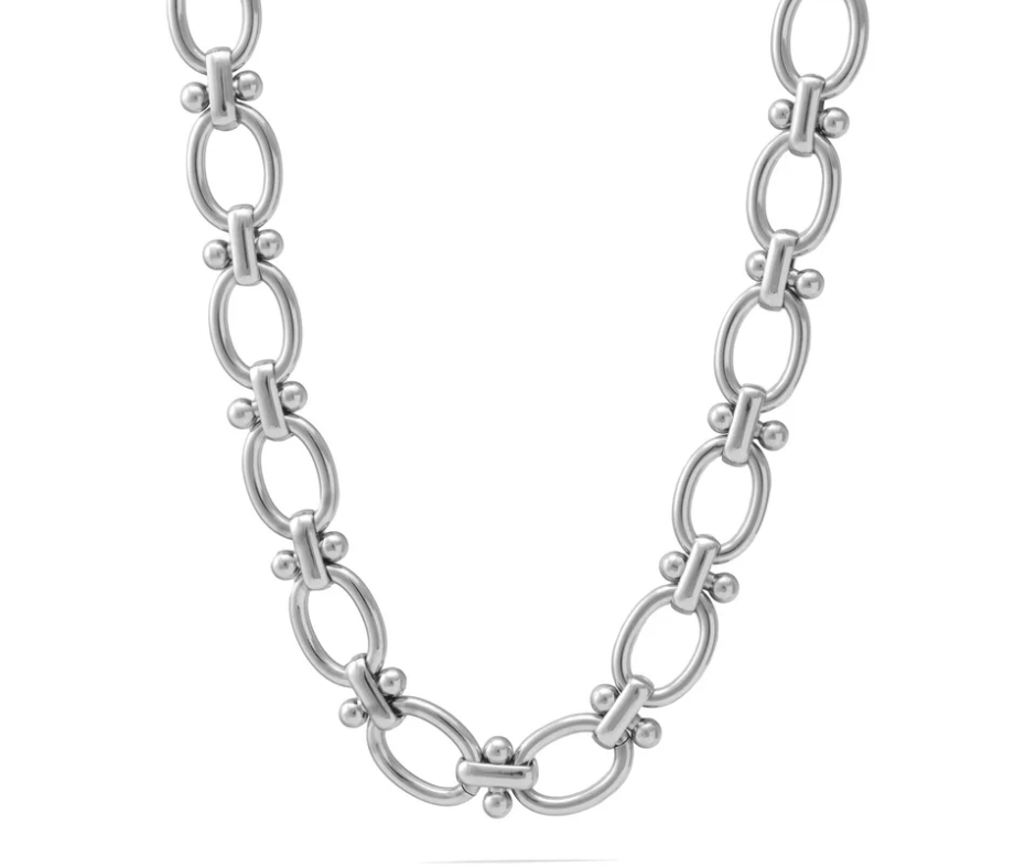 LUX Round and Bead Chain Necklace