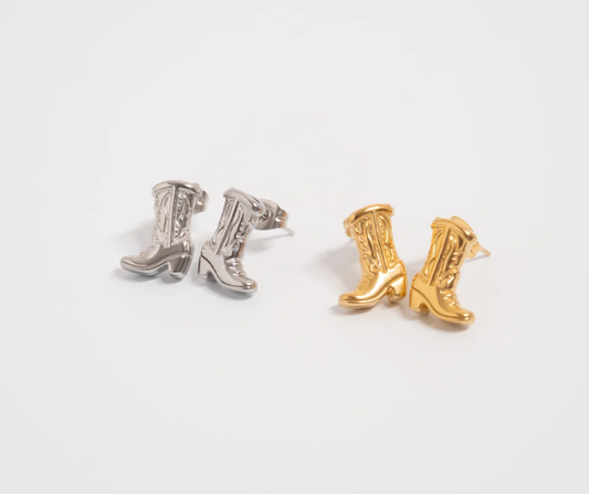 LUX Cowboy Boot Stud Earrings