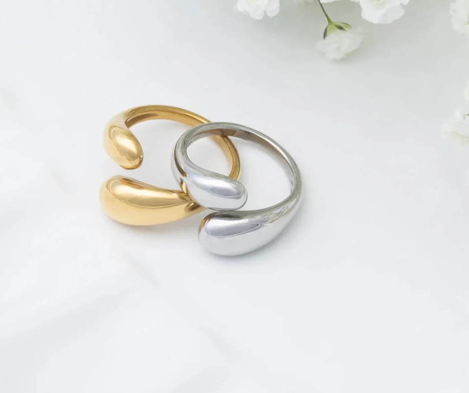 LUX Duo Drop Ring