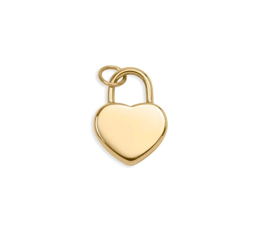 LUX Heart Lock Charm
