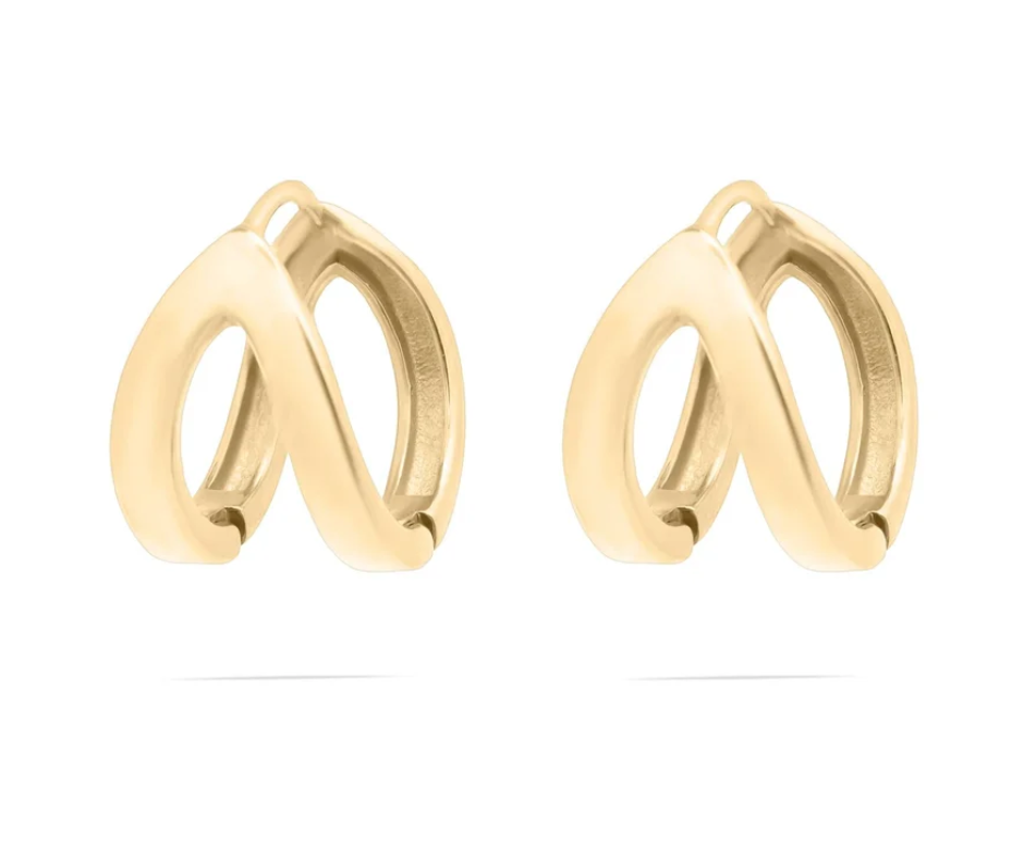 LUX Split Hoop Earring