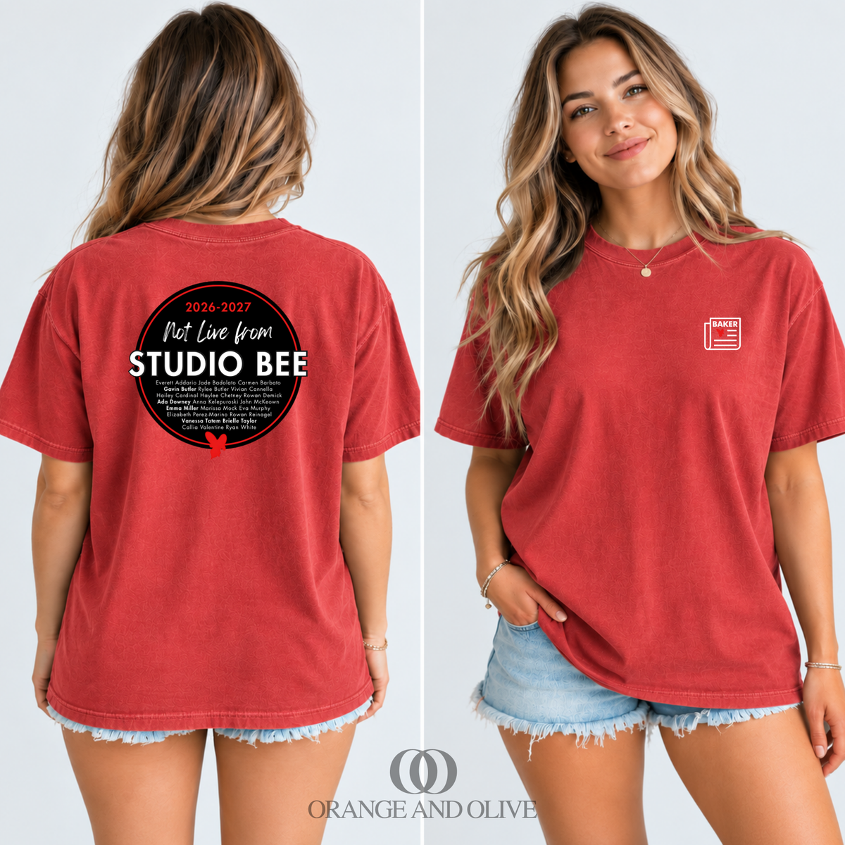 2026-2027 Tee Comfort Colors ADULT - Baker News