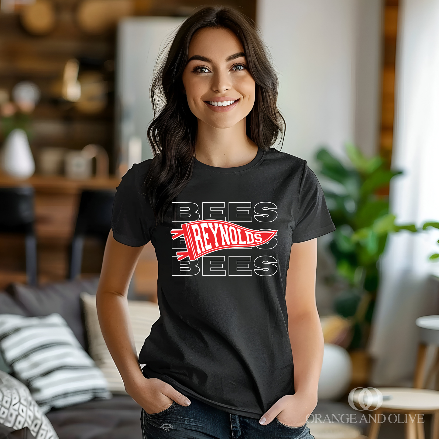 Tee Reynolds Pennant ADULT WOMENS - Reynolds Fundraiser