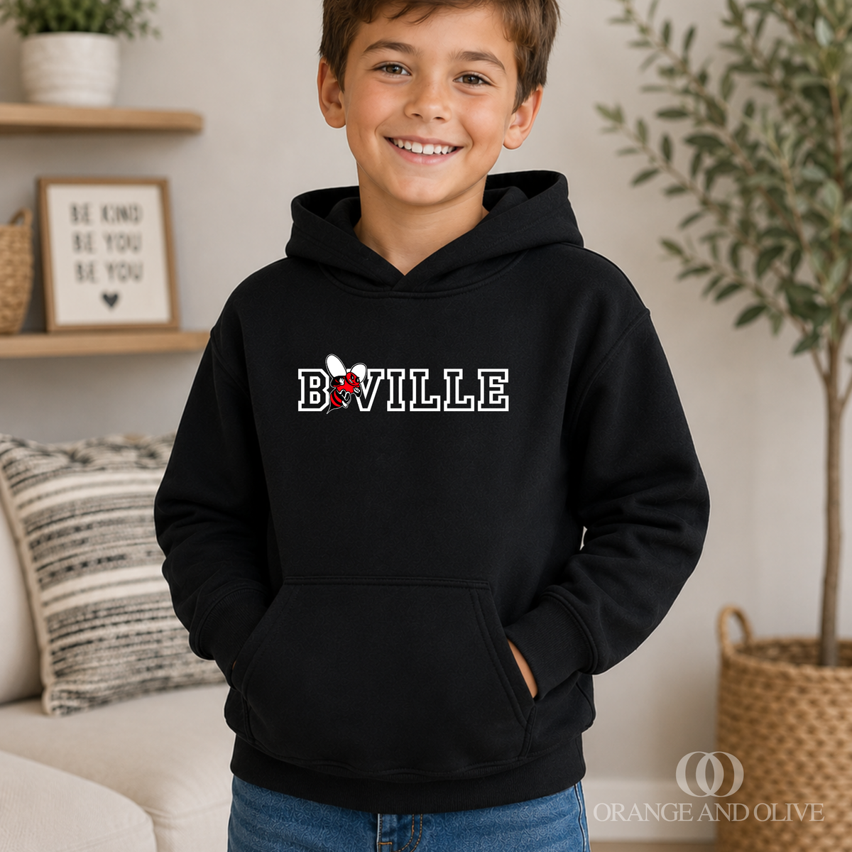 BVILLE HOODIE - YOUTH - VanBuren Fall Fundraiser