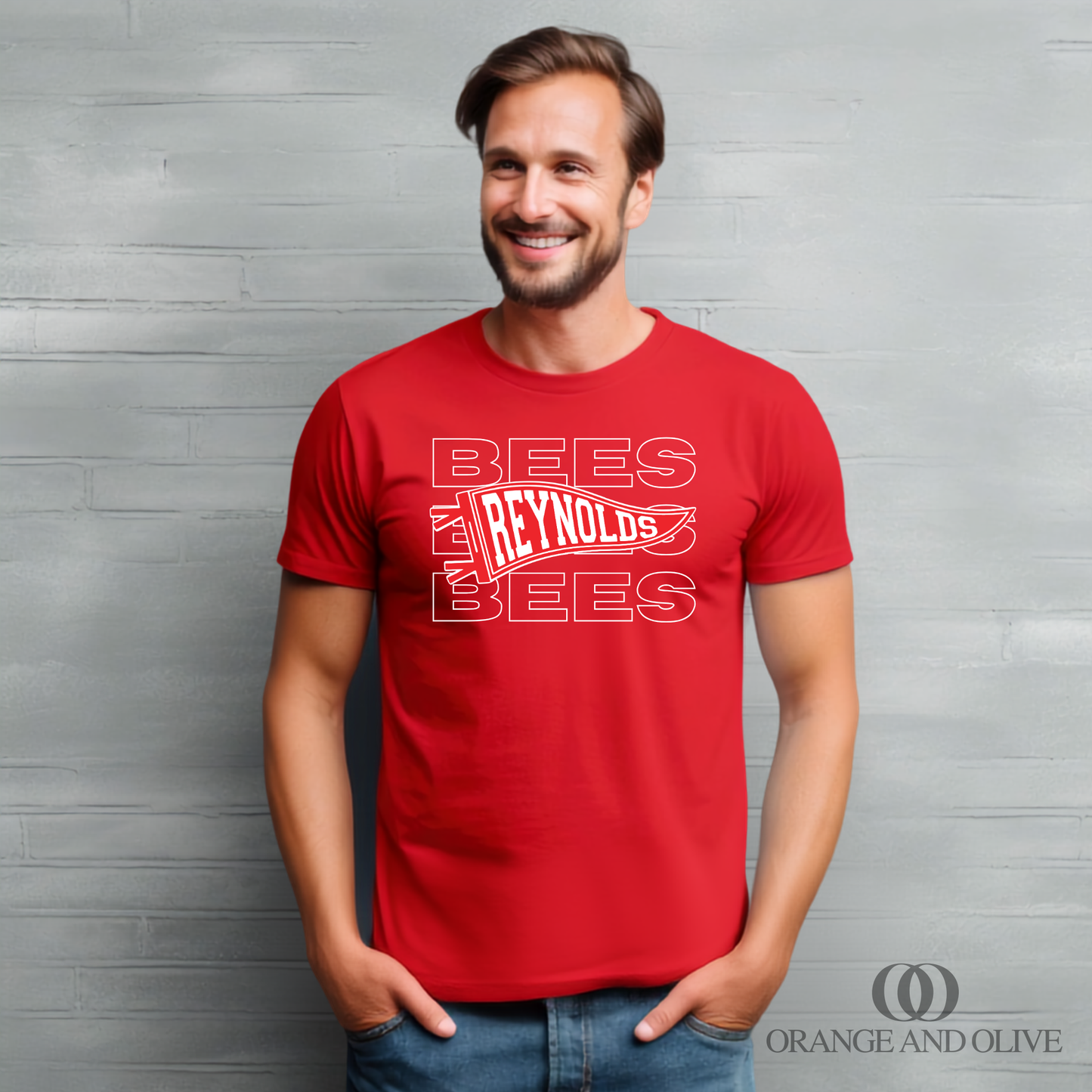 Tee Reynolds Pennant ADULT MENS - Reynolds Fundraiser