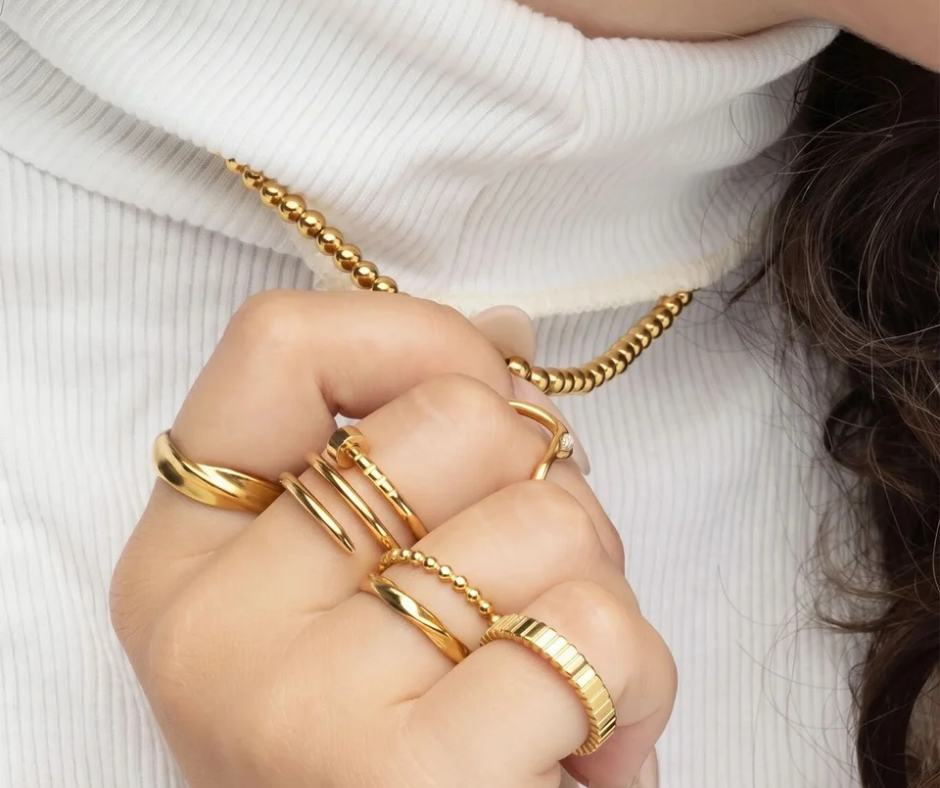 LUX Twisted Nail Ring