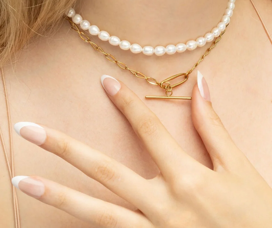 LUX Oval Link Toggle Chain Necklace