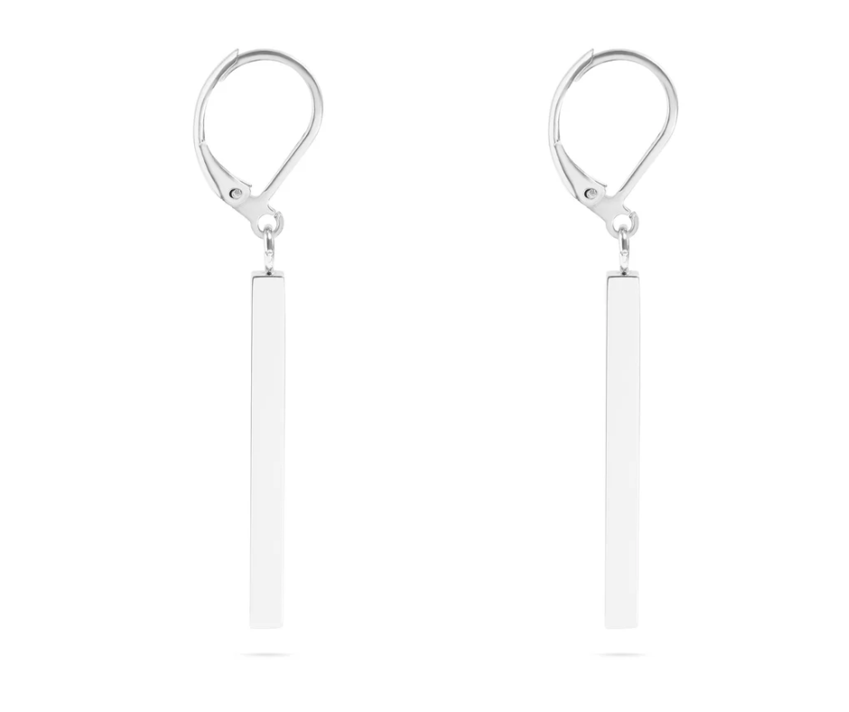 LUX Dangle Vertical Drop Bar Earrings