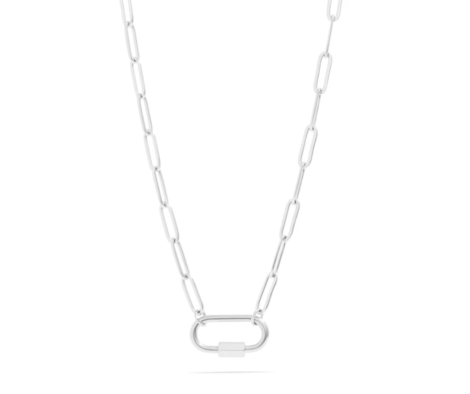 LUX Paperclip Carabiner Charm Holder