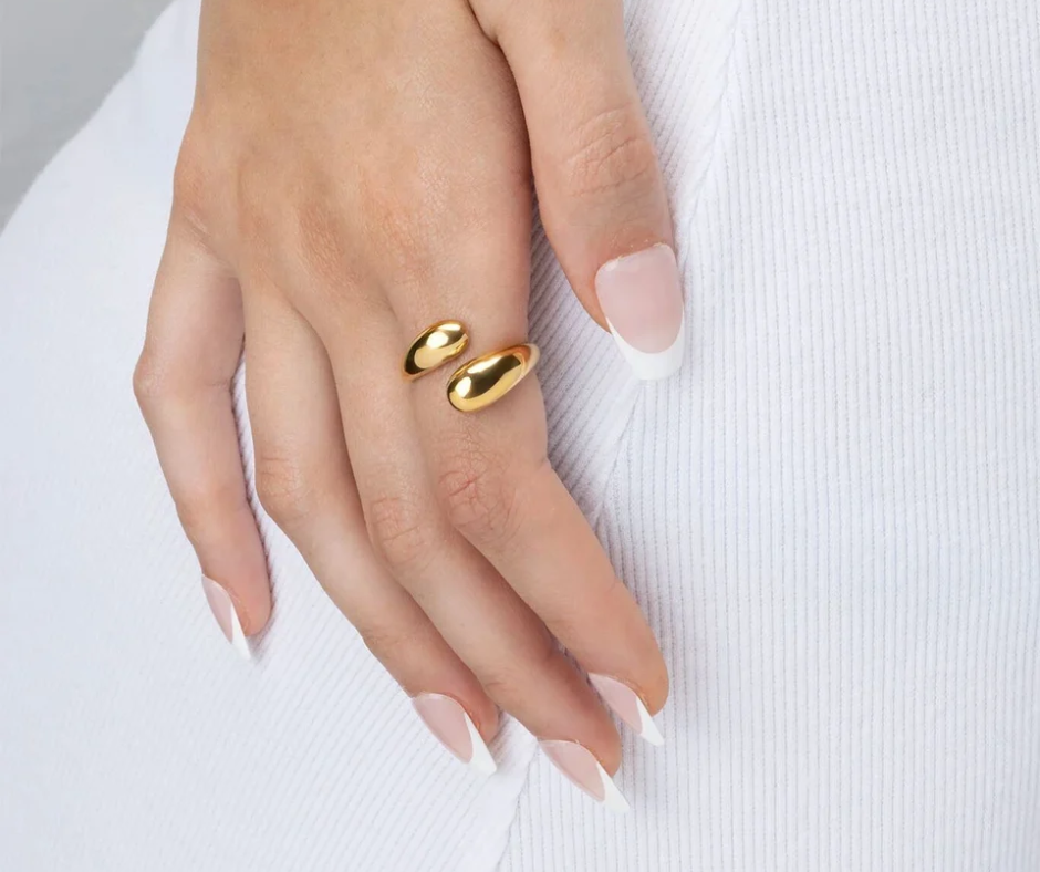 LUX Duo Drop Ring