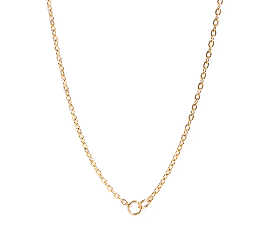 LUX Loop Connector Chain Necklace (add charm)