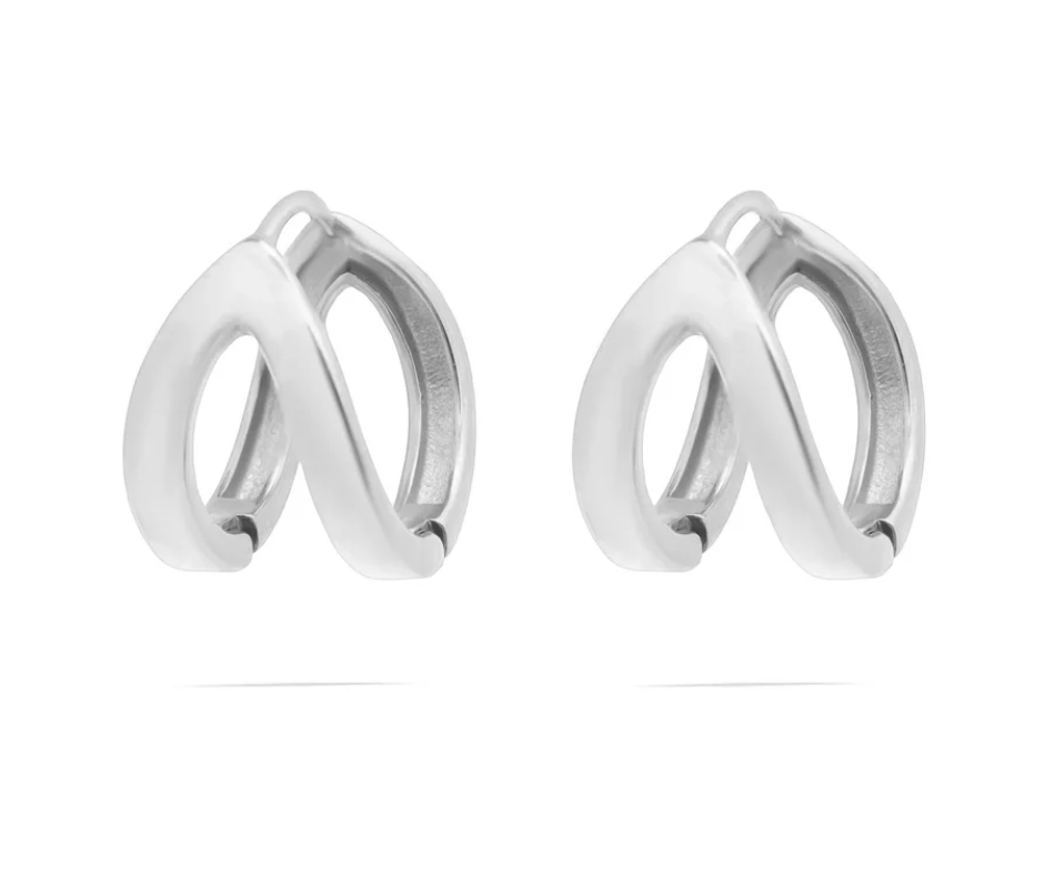 LUX Split Hoop Earring