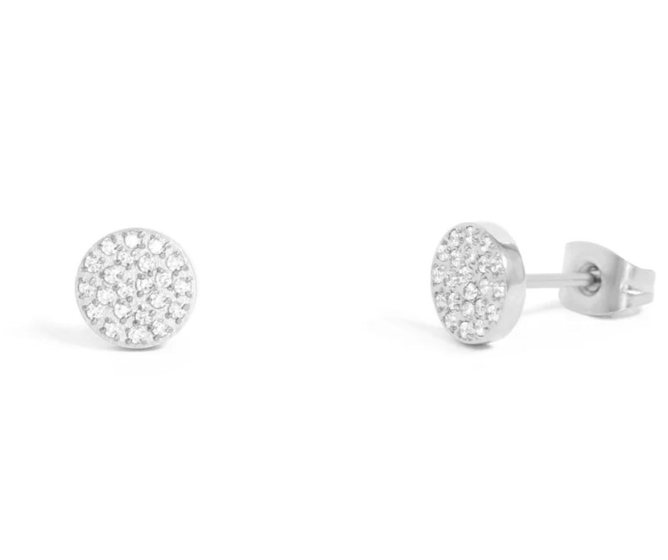 LUX Stud Pave Stones Earrings