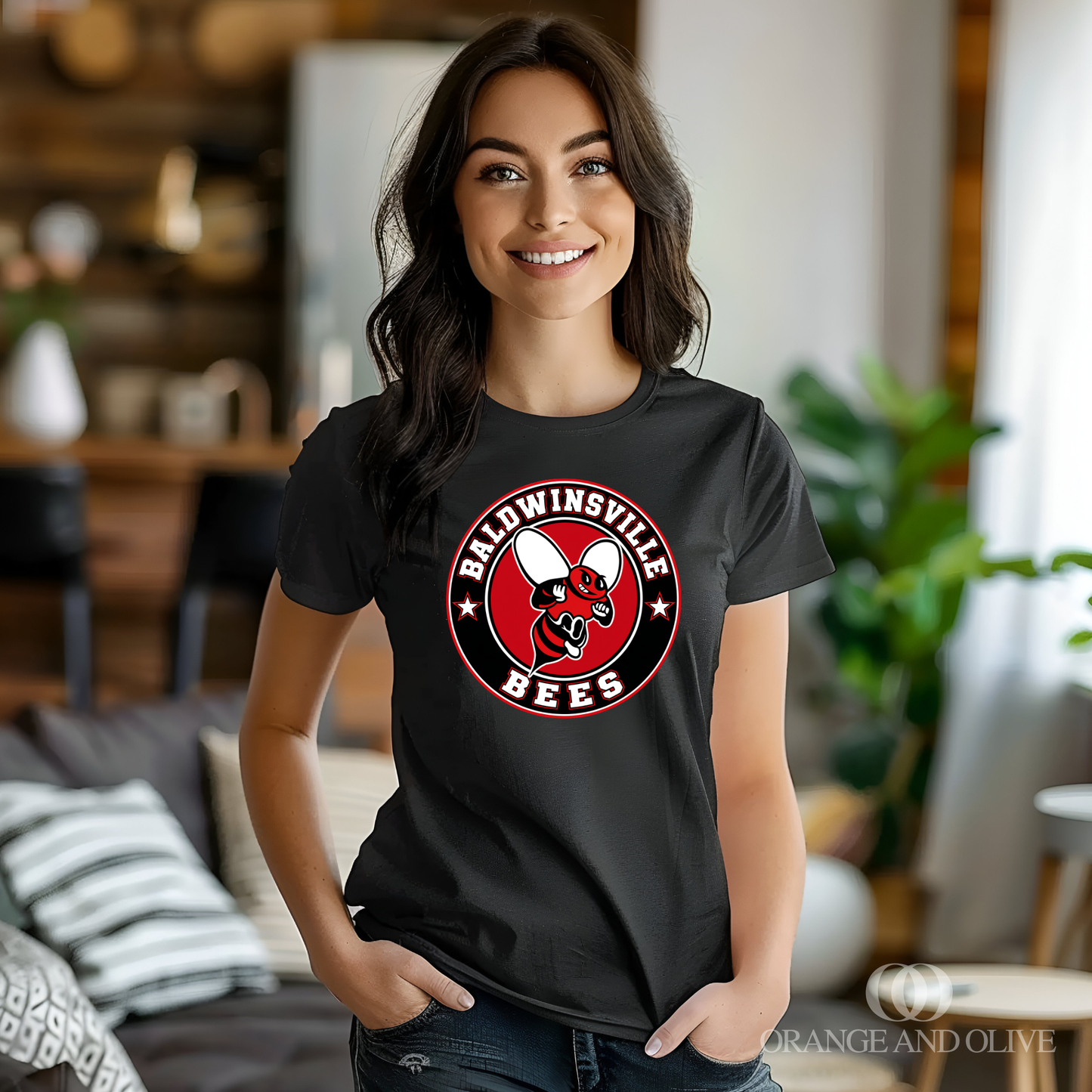 Tee Circle Logo ADULT WOMENS - Reynolds Fundraiser