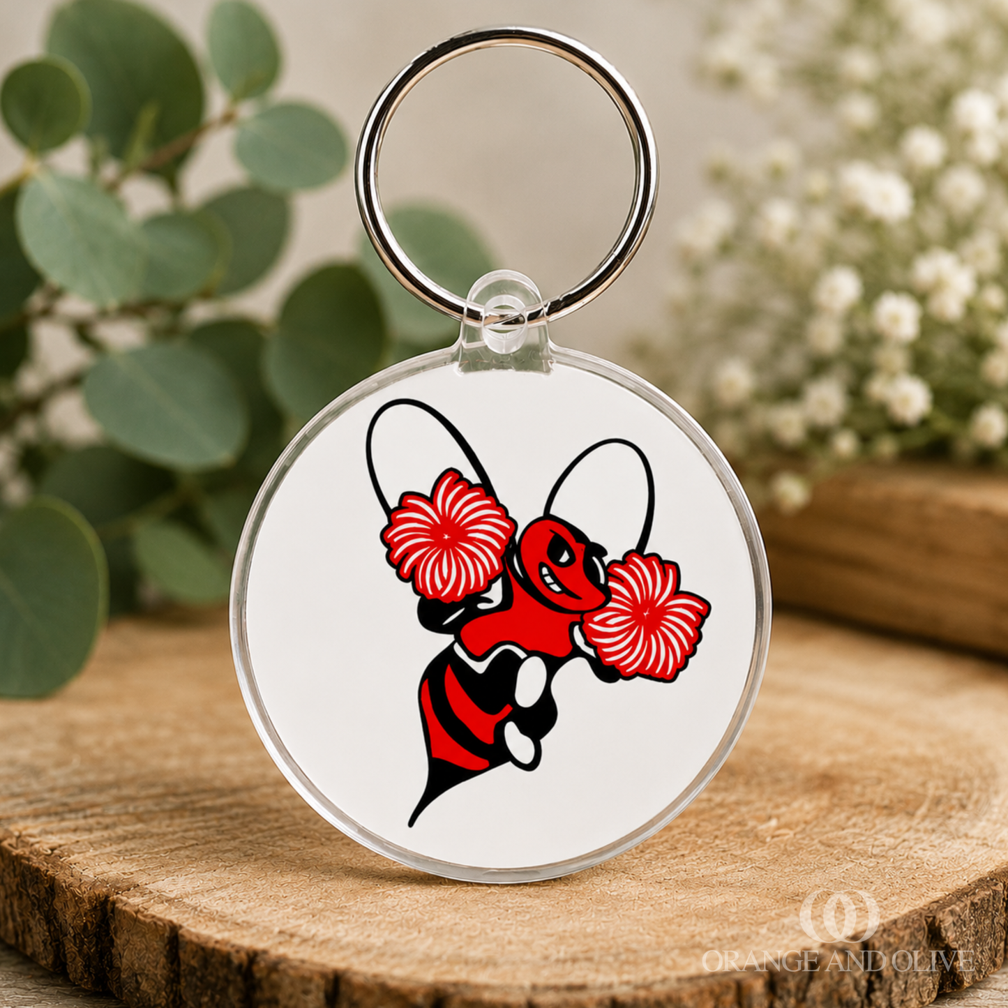 Keychain - Pop Warner Cheer Fundraiser