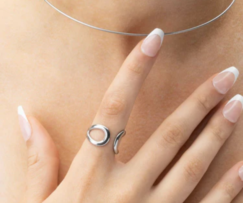 LUX Crescent Cuff Adjustable Ring