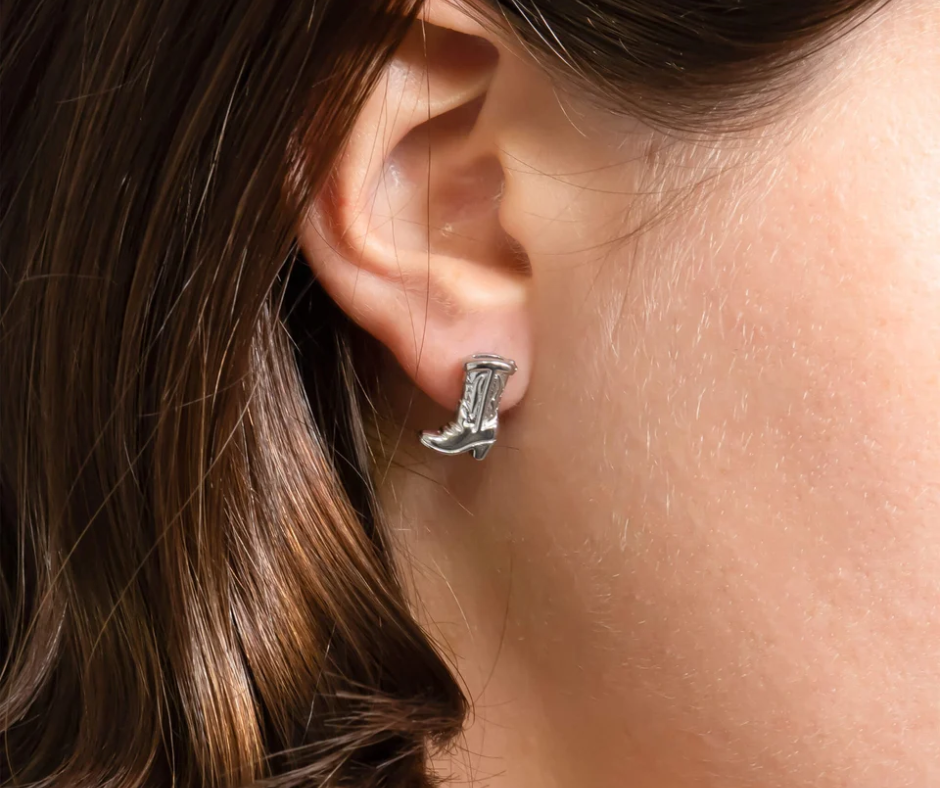 LUX Cowboy Boot Stud Earrings