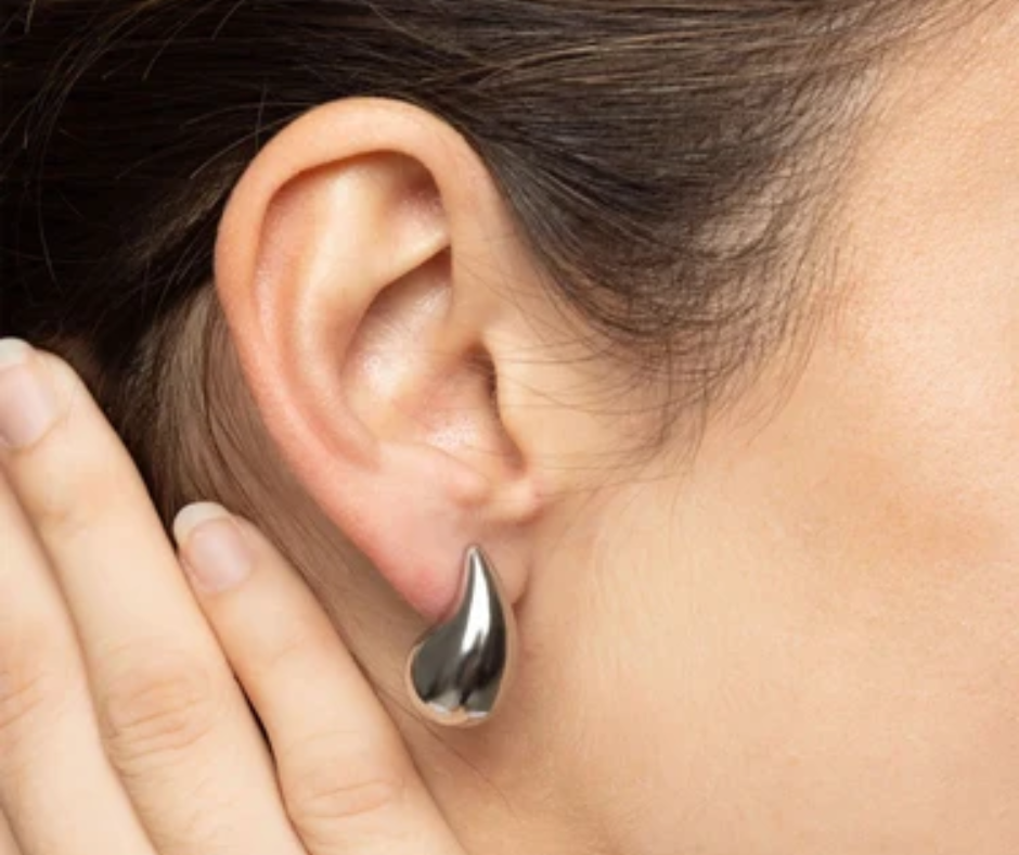 LUX Tear Drop Stud Earrings
