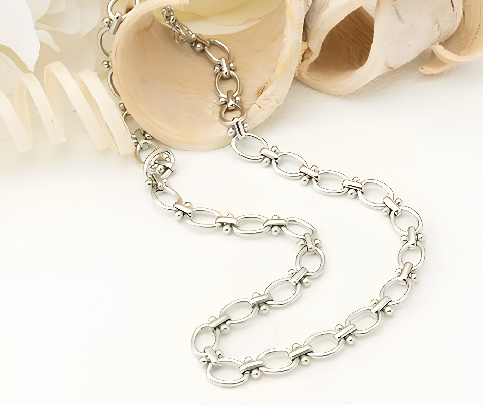 LUX Round and Bead Chain Necklace