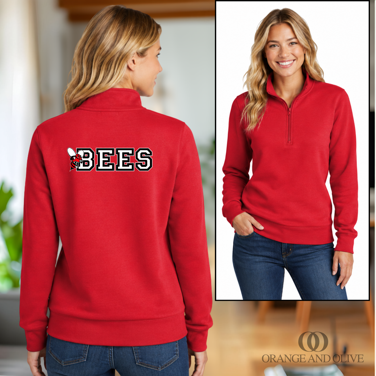 1/4-Zip Pullover Sweatshirt - ADULT - Ray Fall Fundraiser