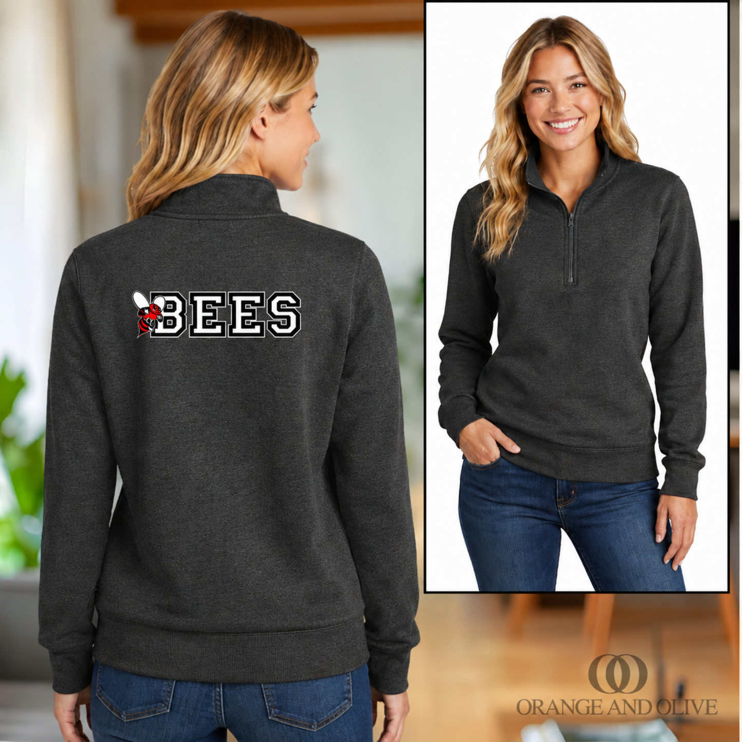 1/4-Zip Pullover Sweatshirt - ADULT - Ray Fall Fundraiser
