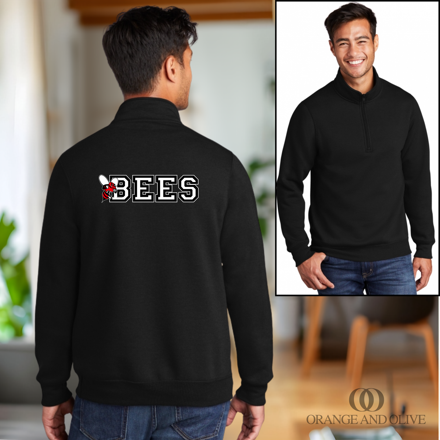 1/4-Zip Pullover Sweatshirt - ADULT - Ray Fall Fundraiser