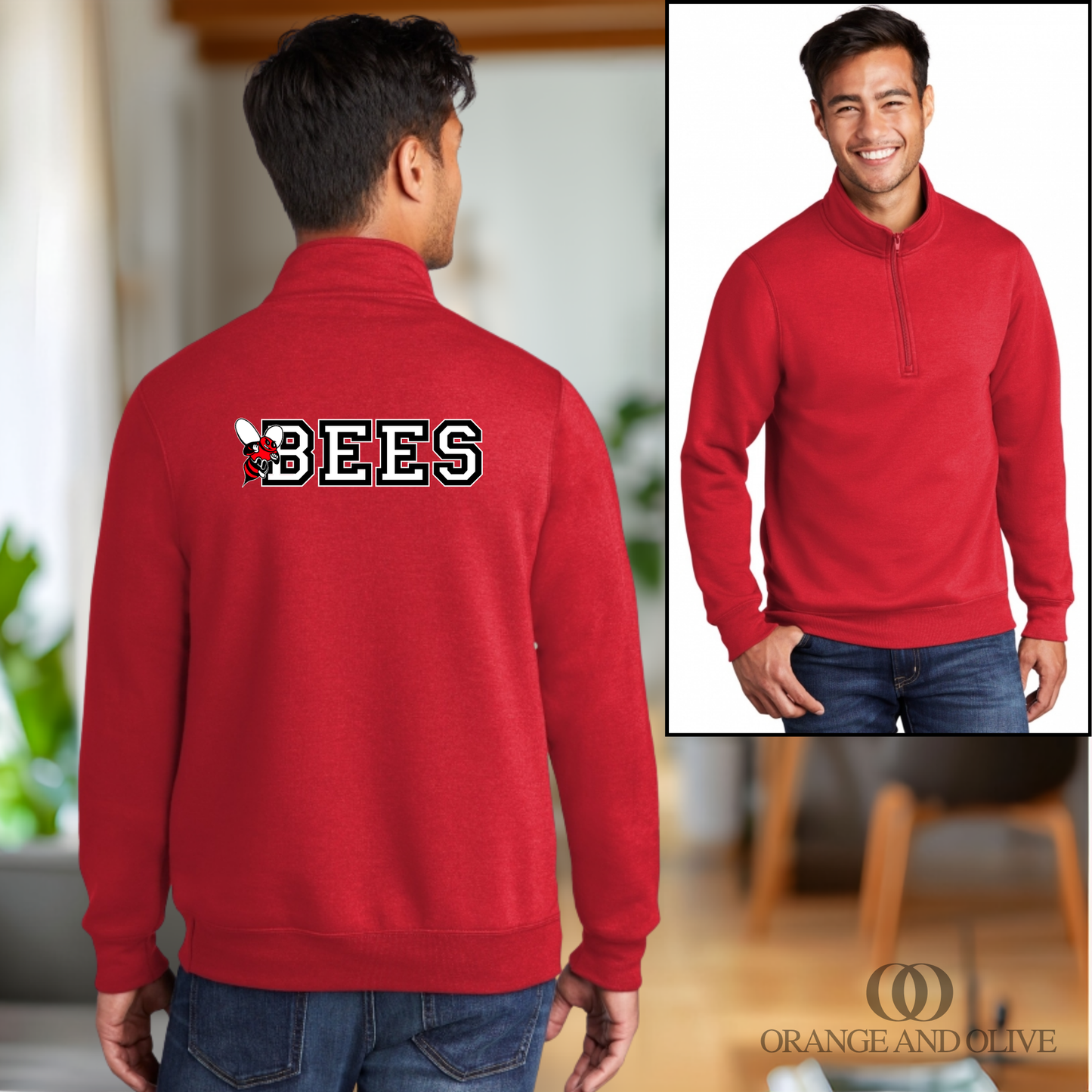 1/4-Zip Pullover Sweatshirt - ADULT - Ray Fall Fundraiser