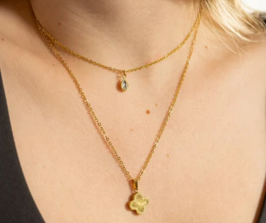 LUX Lucky Clover Charm Sunburst