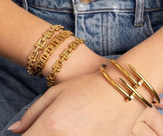 LUX Hardware Bangle Bracelet