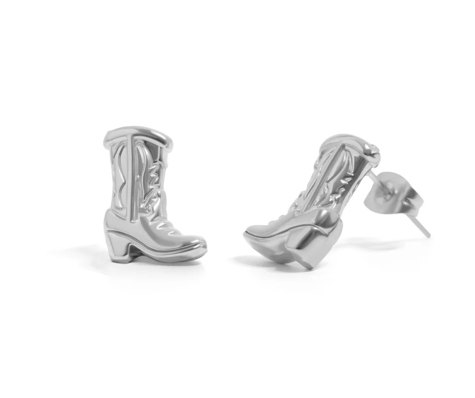LUX Cowboy Boot Stud Earrings