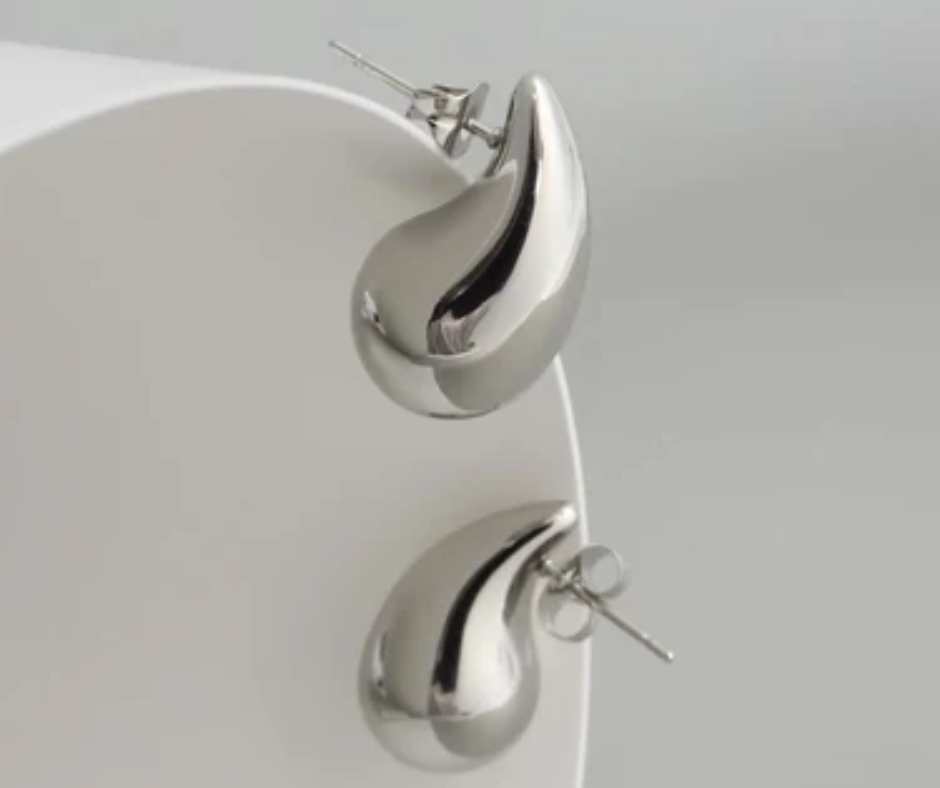 LUX Tear Drop Stud Earrings